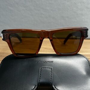 Saint Laurent Paris Brown Sunglasses
